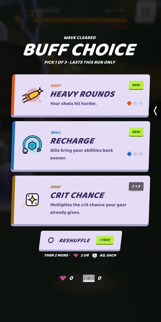 Pick a buff